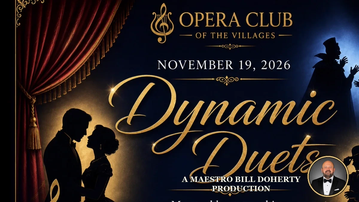 Dynamic Duets program artwork featuring Maestro Bill Doherty
