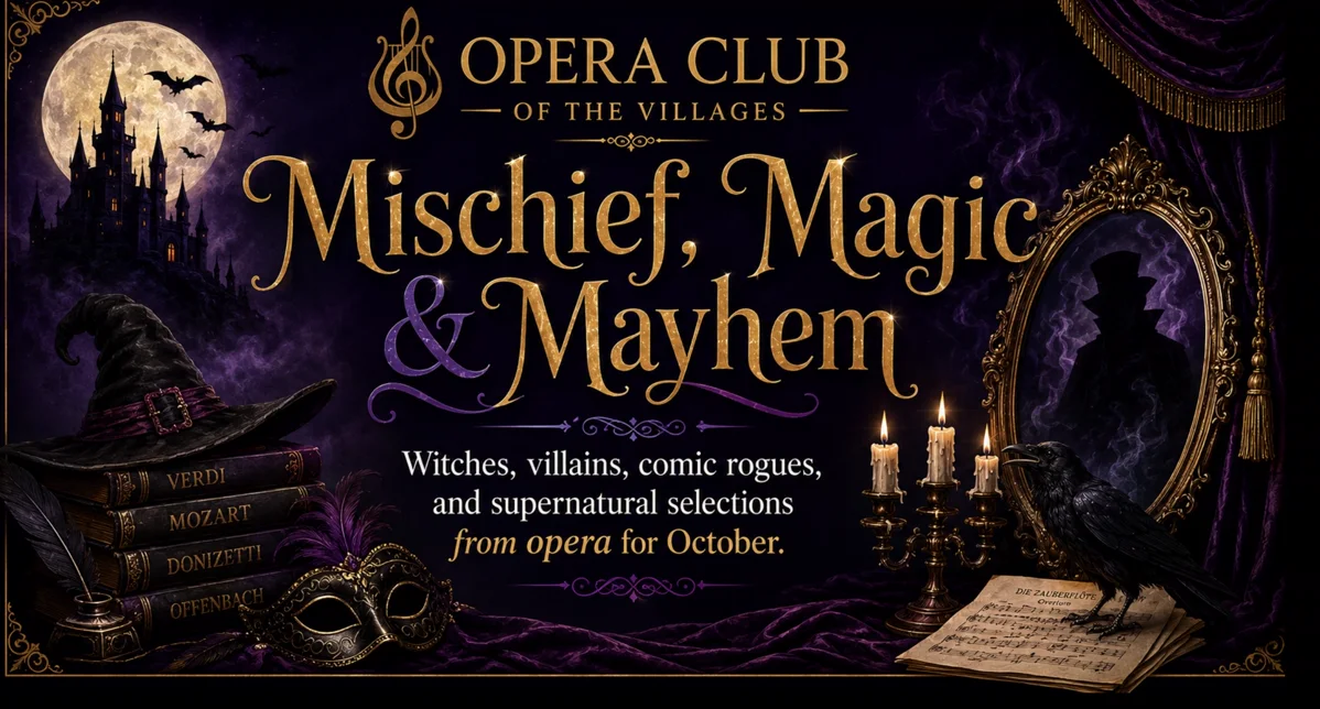 Mischief, Magic and Mayhem October program artwork