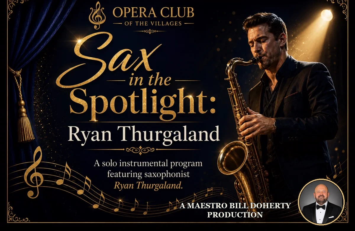 Sax in the Spotlight featuring Ryan Thurgaland and Maestro Bill Doherty program artwork