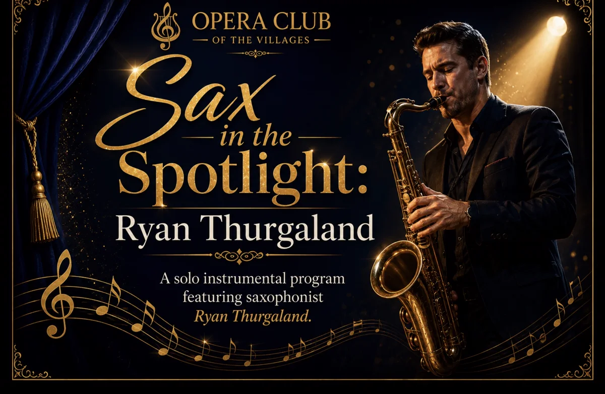Sax in the Spotlight featuring Ryan Thurgaland program artwork